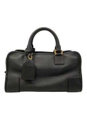 Loewe Handbag Amazona 28 Black Leather